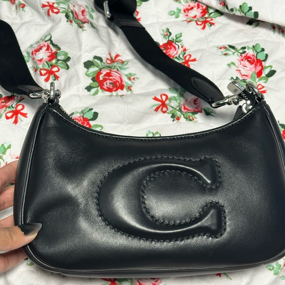 Coach Black Leather Teri Bag